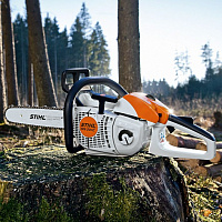 STIHL MS 201 C-M Бензопила STIHL, шина R 35см, цепь 63 PM 11452000183, Бензопилы профессиональные Штиль